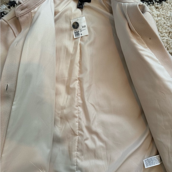 NWT- Forever 21 Oversized Button-Front Shacket in Cream - Picture 4 of 5